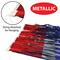 Beistle 10ft. Red, Silver & Blue 3-Ply Metallic Fringe Drape